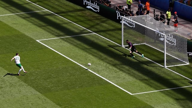 ... and Robbie Brady tucked away the penalty