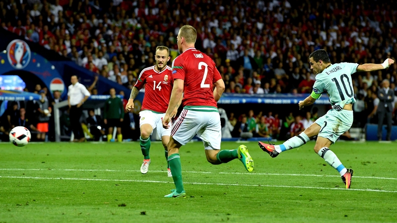 Eden Hazard lit up the stage against Hungary