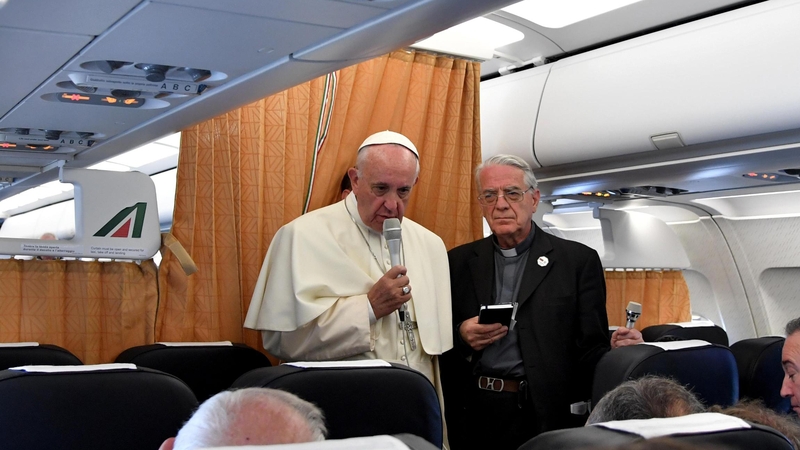 Pope Francis said Christians should seek forgiveness