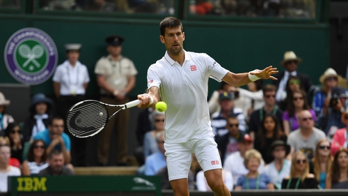 Novak Djokovic is getting used to weather assistance