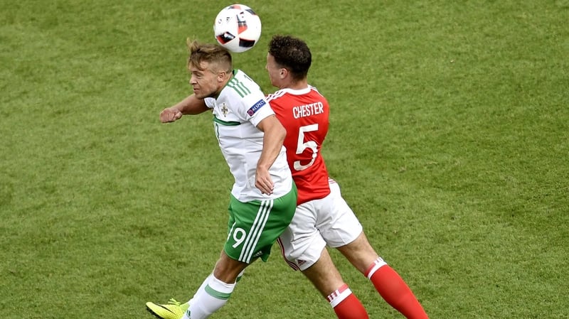 Jamie Ward in action against Wales