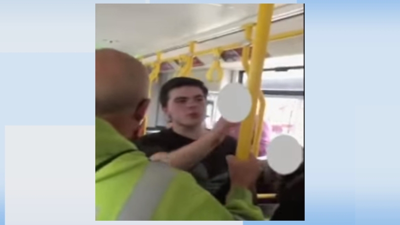 One of three youths filmed during tram incident (Pic: @gmpolice)