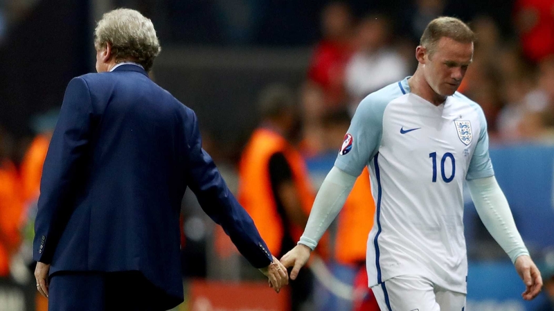 Wayne Rooney was taken off with four minutes to play against Iceland