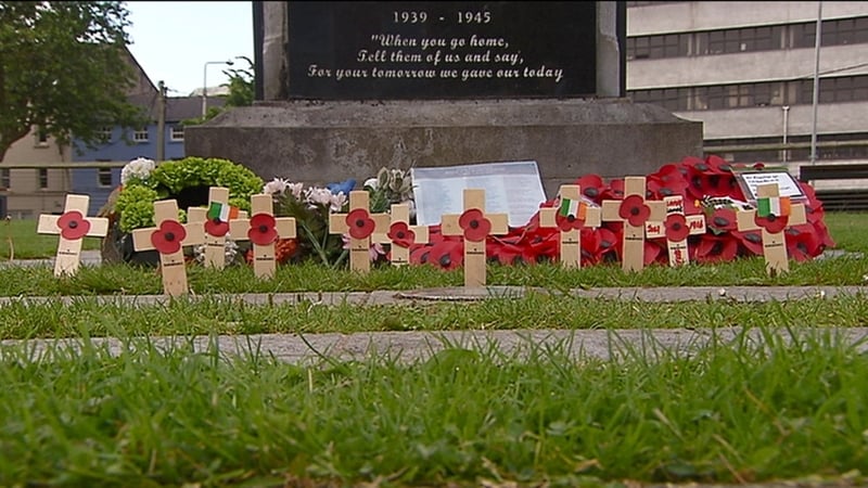 A ceremony also took place at the Mall in Cork