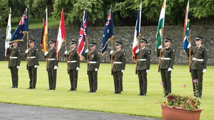 The ceremony in Dublin coincided with events around Europe (Pic: Defence Forces)