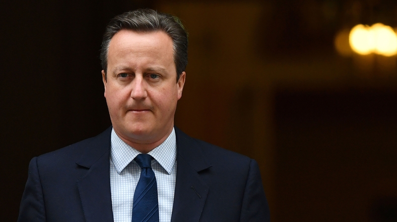 David Cameron's list was leaked to the Sunday Times