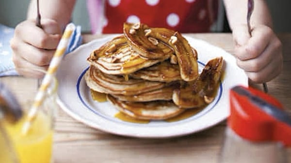 Banana Pancakes make for a great Brunch