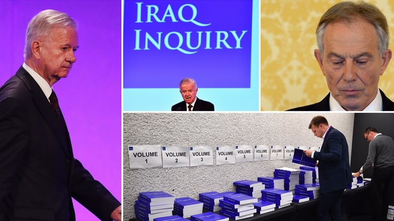 John Chilcot said Tony Blair committed British troops to the 2003 invasion before peaceful options were exhausted