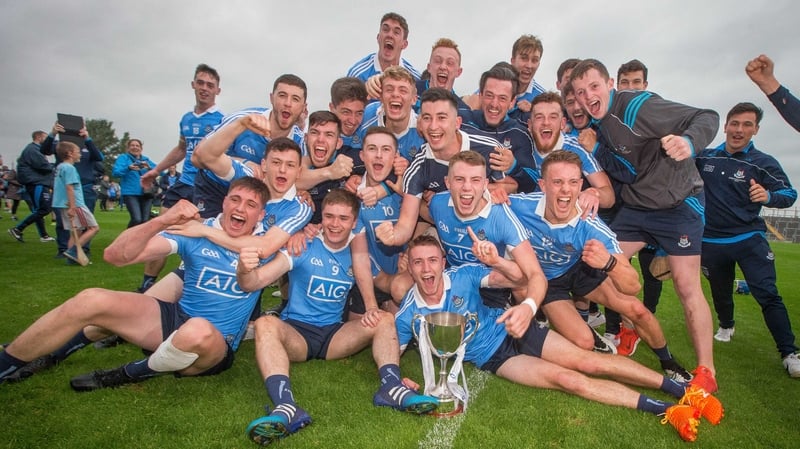Dublin celebrate their Leinster title