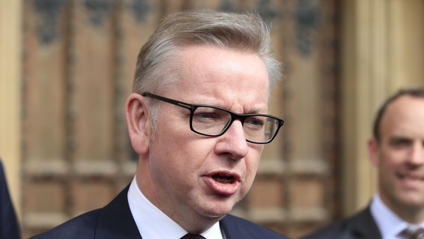 Michael Gove said Theresa May was 'doing a great' job as British Prime Minister