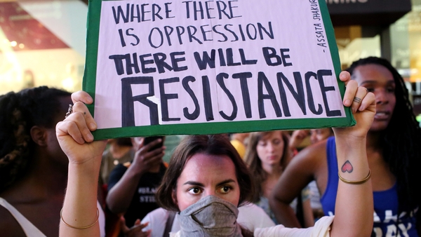 There have been protests in a number of US cities