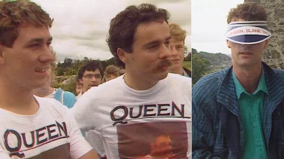 Queen Merchandise at Slane (1986)