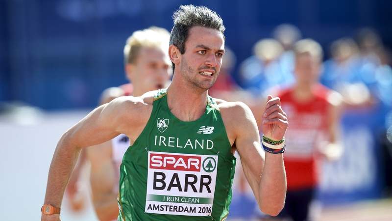 Barr anchored the Irish team as they qualified for the 4x400m final