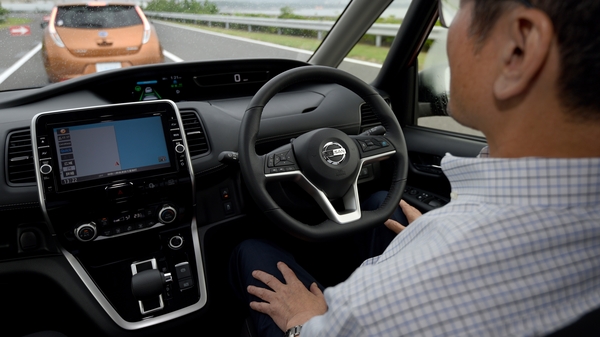 ProPilot keeps the vehicle a fixed distance from the car in front without the driver controlling steering, accelerator or brake