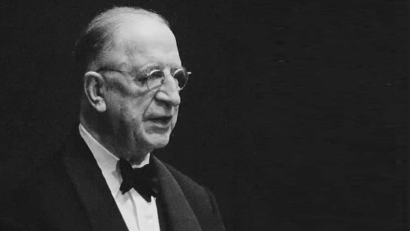 Former Taoiseach and president Éamon de Valera: his experience with the League of Nations meant he was sceptical about joining the United Nations