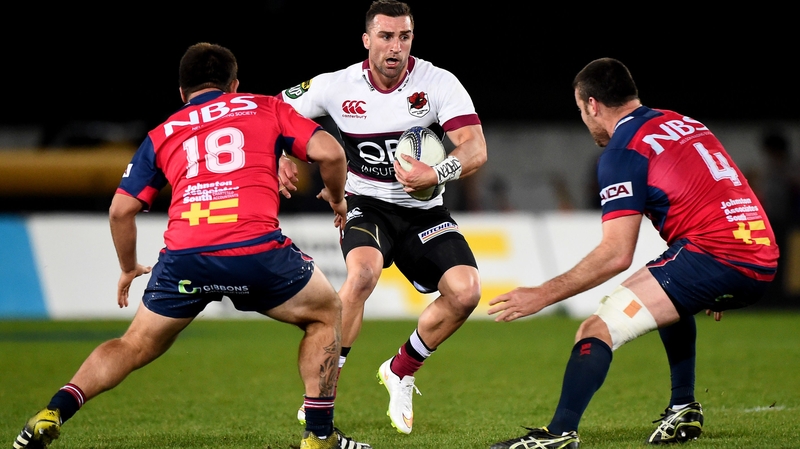 Josh Rowland (C) in action for
North Harbour