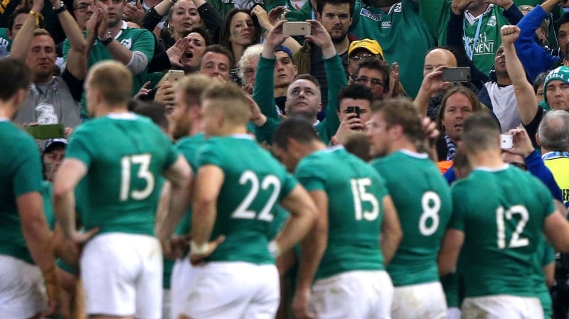 The Ireland senior team were tested 94 times during the season