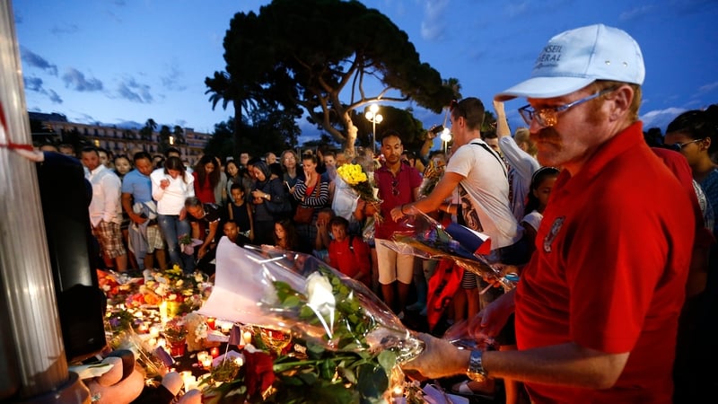 A memorial on the Promenade des Anglais in Nice