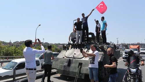 There was a failed coup on 15 July