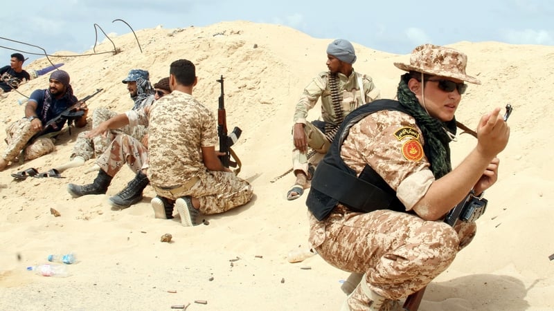 Pro-government forces loyal to Libya's Government of National Unity (GNA)