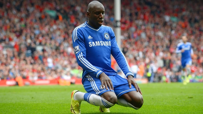 Demba Ba in his Chelsea days