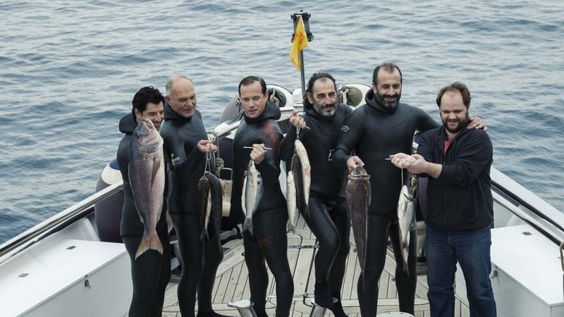 How big is yours? The fish display which kicks off Chevalier, an odd and quirky comedy with dark undertones.