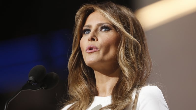 Melania Trump spoke at the Republican National Convention on Monday