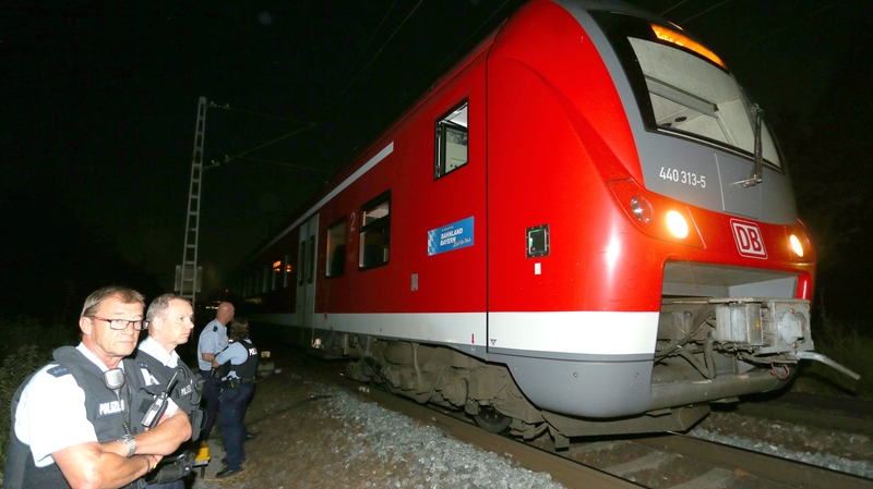 Four passengers were attacked and critically injured on a train from Treuchtlingen en route to Wuerzburg