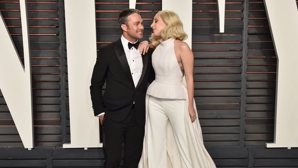 Lady Gaga and Taylor Kinney. They've only broken up-ish