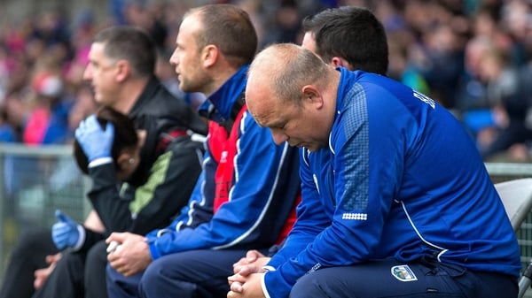 Derek McGrath hangs his head during the Munster final