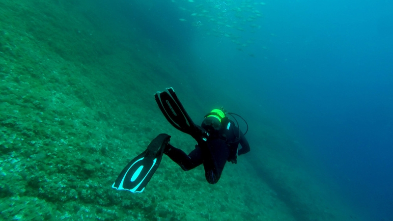 It took the diver 50 minutes to locate the ring