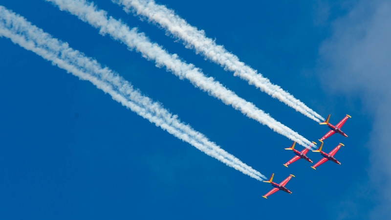 Spectators along Bray promenade were treated to a total of 14 team displays during the family event (Pic: Joe Keogh Photography)