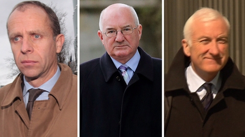 John Bowe (l), Willie McAteer and Denis Casey (r) were found guilty after an 89-day trial