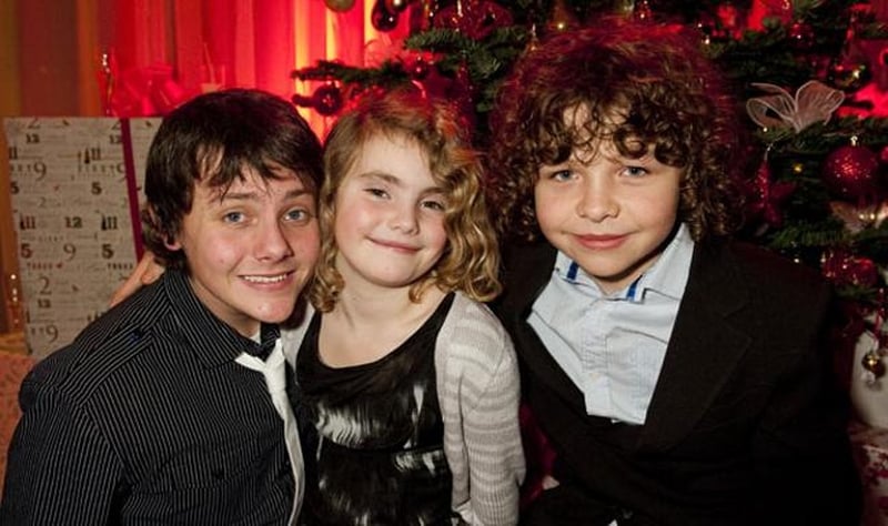 Back in the day. The adorable Outnumbered kids as we all remember them