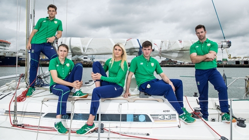 Matt McGovern, top left, pictured with the Rio 2016 Ireland crew ahead of the Olympic Games
