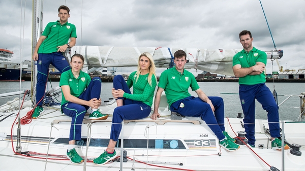 Matt McGovern, top left, pictured with the Rio 2016 Ireland crew ahead of the Olympic Games