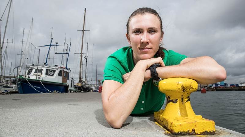 Annalise Murphy at the announcement of Ireland's team for Rio
