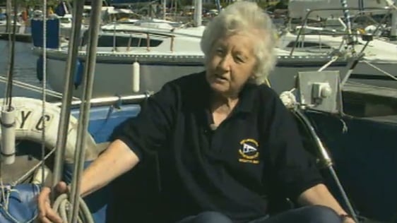 Moira Kearon on board the Mol-Pol