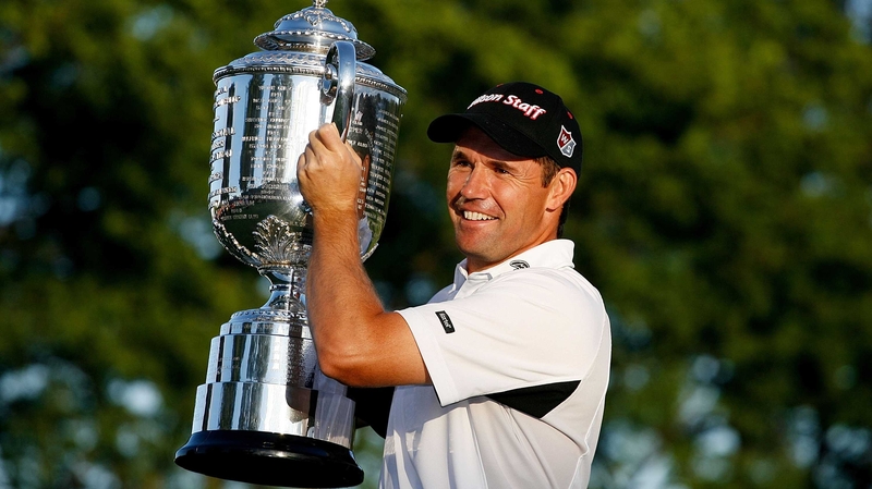 Padraig Harrington won the PGA Championship's Wanamaker Trophy in 2008
