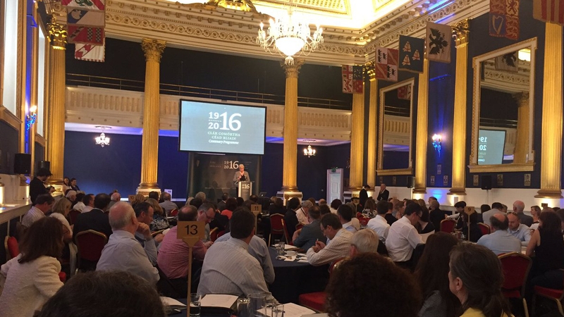 The Director of the Centenary Programme said today’s event was the start of a national consultation process