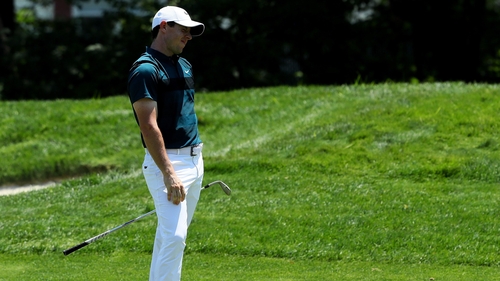 Nothing went right on the green for Rory McIlroy on day one