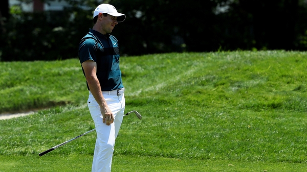 Nothing went right on the green for Rory McIlroy on day one