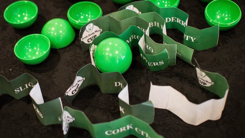 Today's FAI Cup third round draw was made by Martin O'Neill and FAI President Tony Fitzgerald.