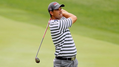 Harrington is nine shots off the lead going into the final round