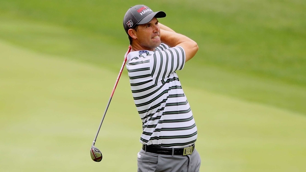 Harrington is nine shots off the lead going into the final round