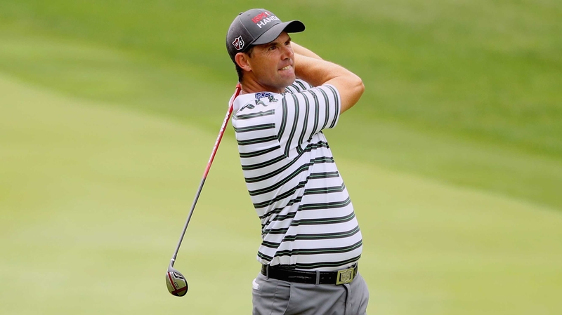 Harrington is nine shots off the lead going into the final round
