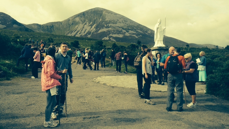 Mass was celebrated on the summit every half hour between 8am until 2pm