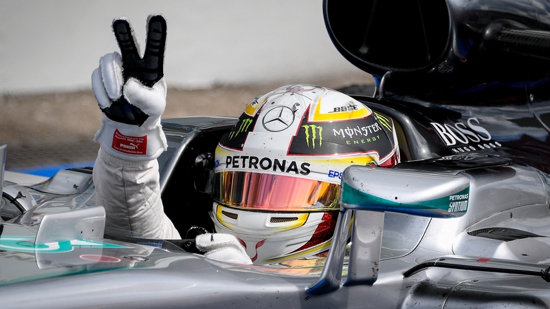 It's six wins in seven starts for Hamilton