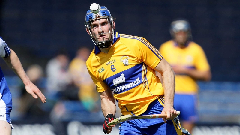 James McInerney in Championship action for Clare in 2012