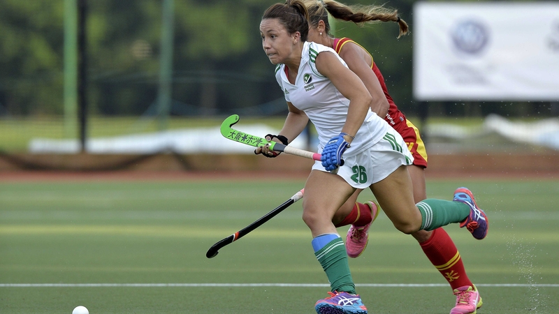 Anna O’Flanagan was on the score sheet for Ireland